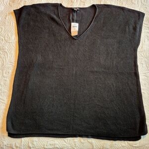 J. Jill Wearever Collection women's size 2X black knit sweater NEW